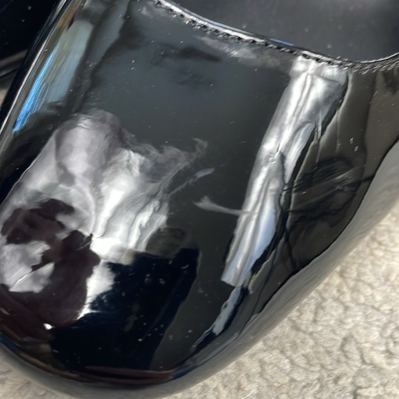 Steve Madden Hawke Patent Slip On Mary Jane Shoes Black Preppy Goth Sz 8 - Picture 7 of 14